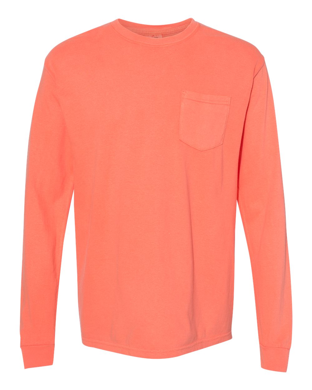 Comfort Colors 4410 - Unisex Garment-Dyed Heavyweight Long Sleeve Pocket T-Shirt