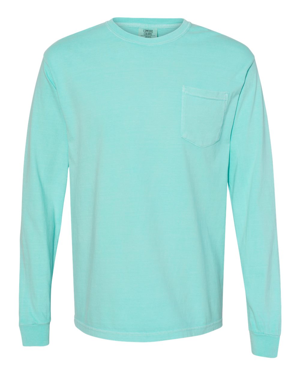 Comfort Colors 4410 - Unisex Garment-Dyed Heavyweight Long Sleeve Pocket T-Shirt