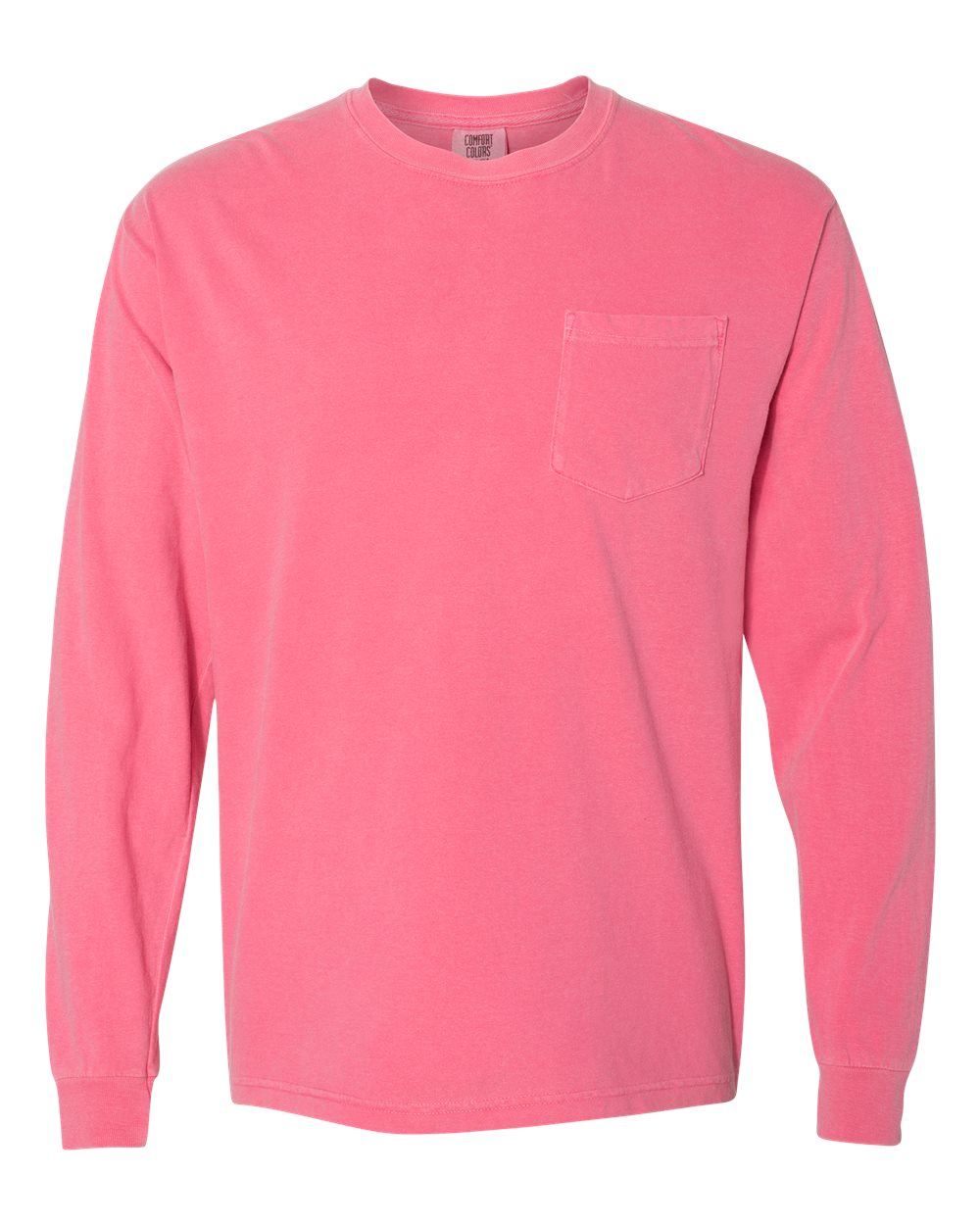 Comfort Colors 4410 - Unisex Garment-Dyed Heavyweight Long Sleeve Pocket T-Shirt