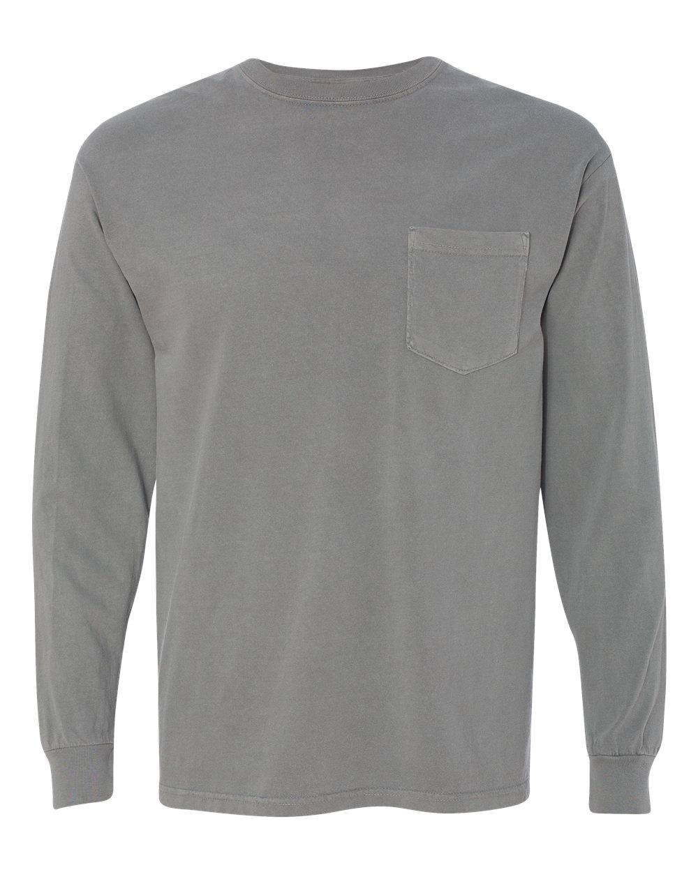 Comfort Colors 4410 - Unisex Garment-Dyed Heavyweight Long Sleeve Pocket T-Shirt