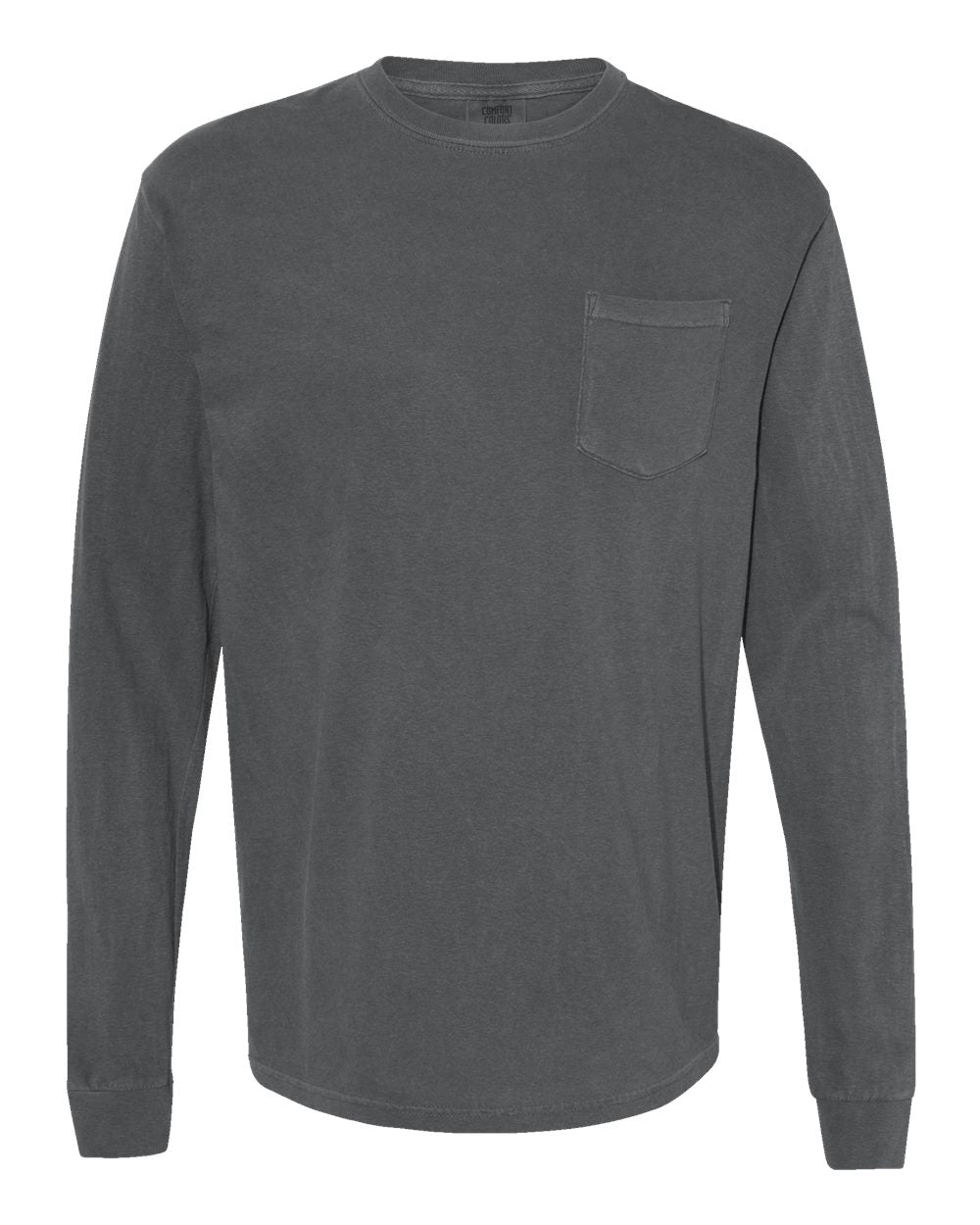 Comfort Colors 4410 - Unisex Garment-Dyed Heavyweight Long Sleeve Pocket T-Shirt