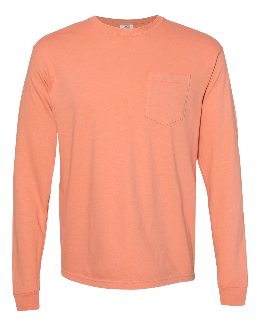 Comfort Colors 4410 - Unisex Garment-Dyed Heavyweight Long Sleeve Pocket T-Shirt
