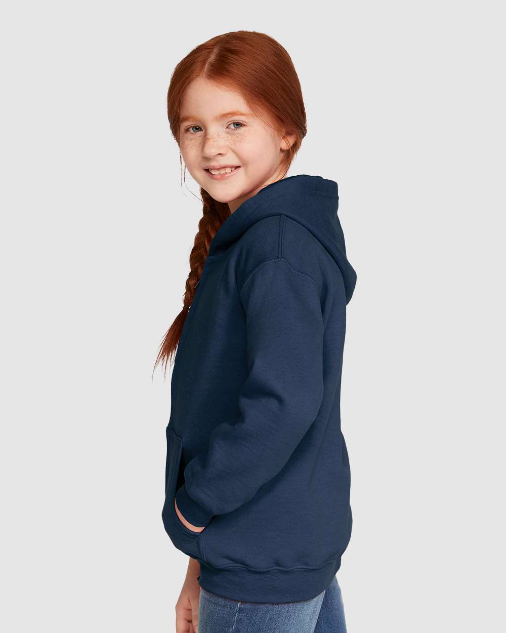 Gildan 18600B - Youth Heavy Blend™ Full-Zip Hooded Sweatshirt