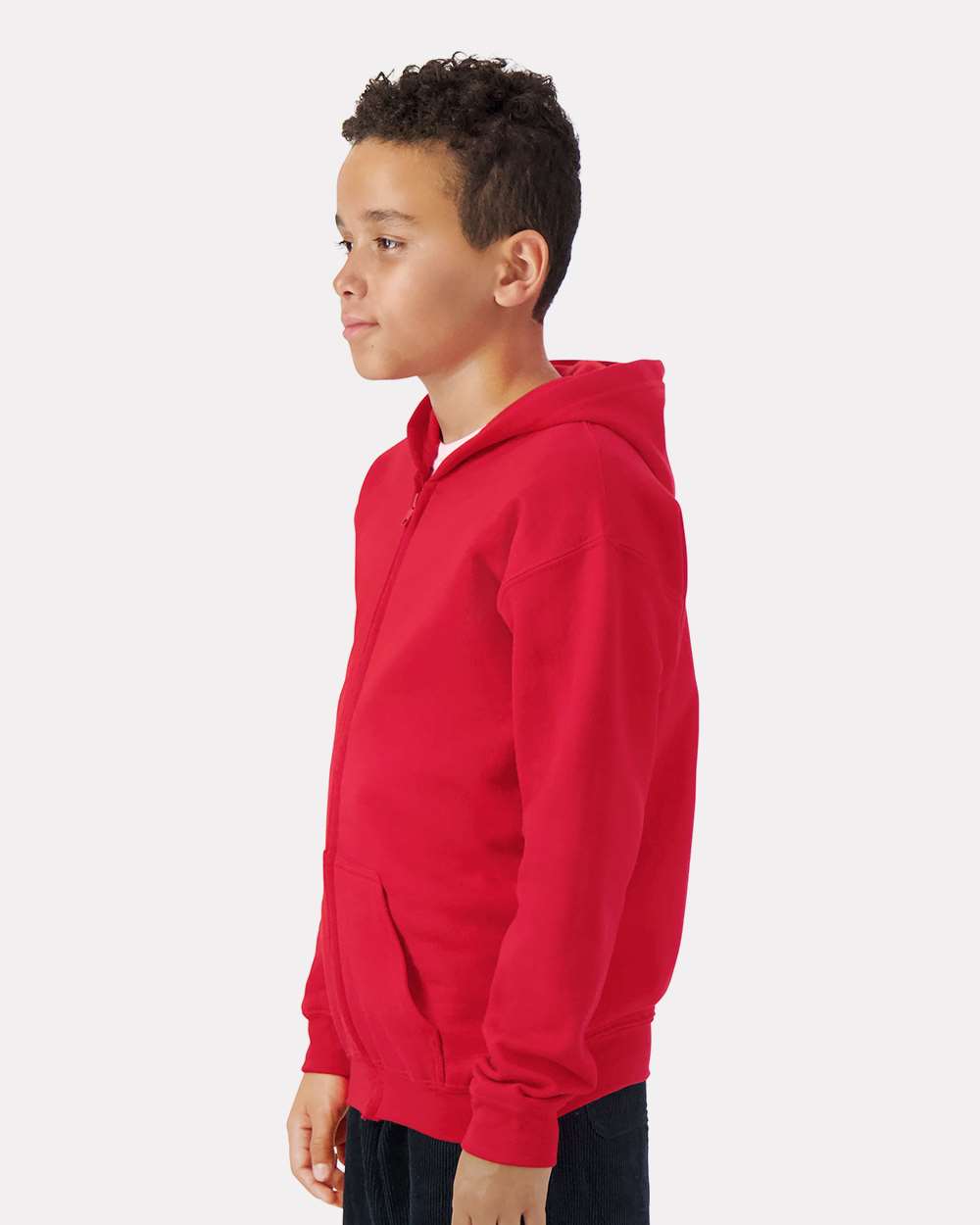Gildan 18600B - Youth Heavy Blend™ Full-Zip Hooded Sweatshirt