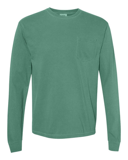 Comfort Colors 4410 - Unisex Garment-Dyed Heavyweight Long Sleeve Pocket T-Shirt