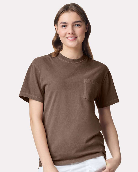 Comfort Colors 6030 - Unisex Garment-Dyed Heavyweight Pocket T-Shirt