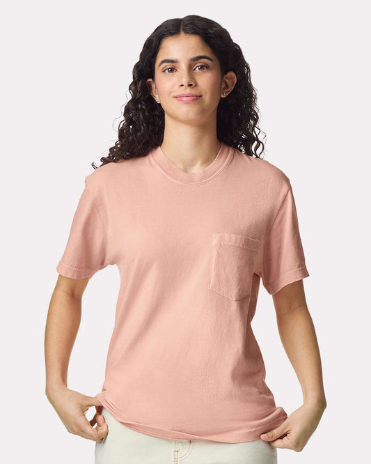 Comfort Colors 6030 - Unisex Garment-Dyed Heavyweight Pocket T-Shirt