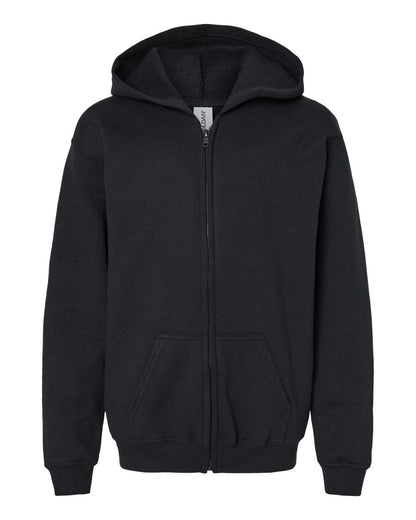 Gildan 18600B - Youth Heavy Blend™ Full-Zip Hooded Sweatshirt