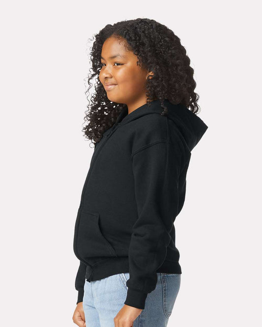 Gildan 18600B - Youth Heavy Blend™ Full-Zip Hooded Sweatshirt