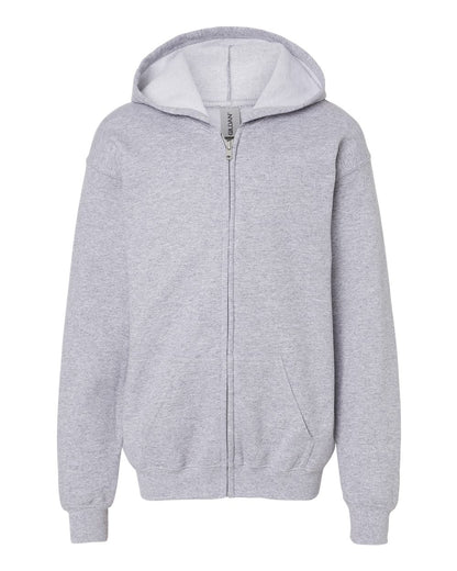 Gildan 18600B - Youth Heavy Blend™ Full-Zip Hooded Sweatshirt